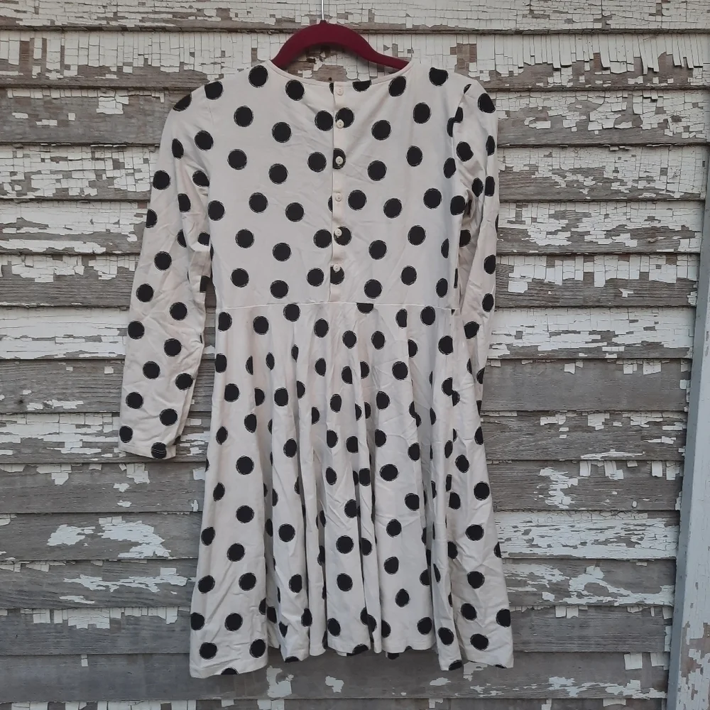 🌟 Polarn O. Pyret polka dot dress size 10-12